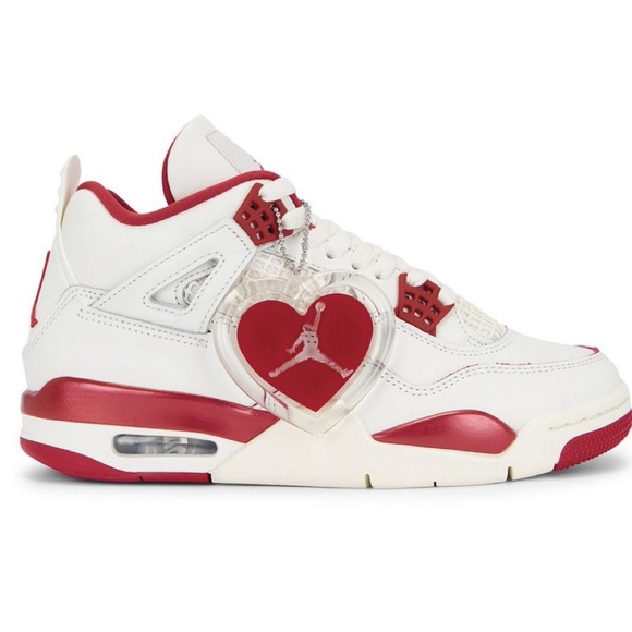 Nike Shoes - ❤️🤍 Nike Air Jordan 4 Retro Valentine’s Day ❤️🤍